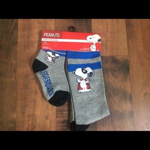 NWT Peanuts Snoopy Father & son matching socks